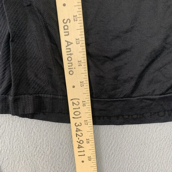 Athleta Girl Shirt Girls Large 12 Black Long Sleeve Thumbhole Athletic Top - Picture 4 of 11